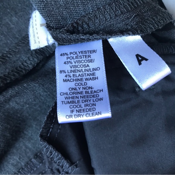 Loft Marisa Trouser Grey Flare Work Pants, EUC, 2 - Picture 13 of 13